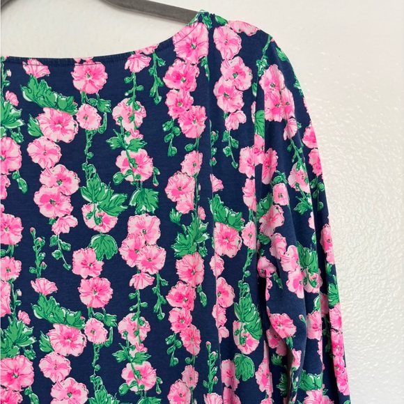 LILLY PULITZER GEANNA DRESS - OYSTER BAY NAVY DE VINE - Picture 11 of 13